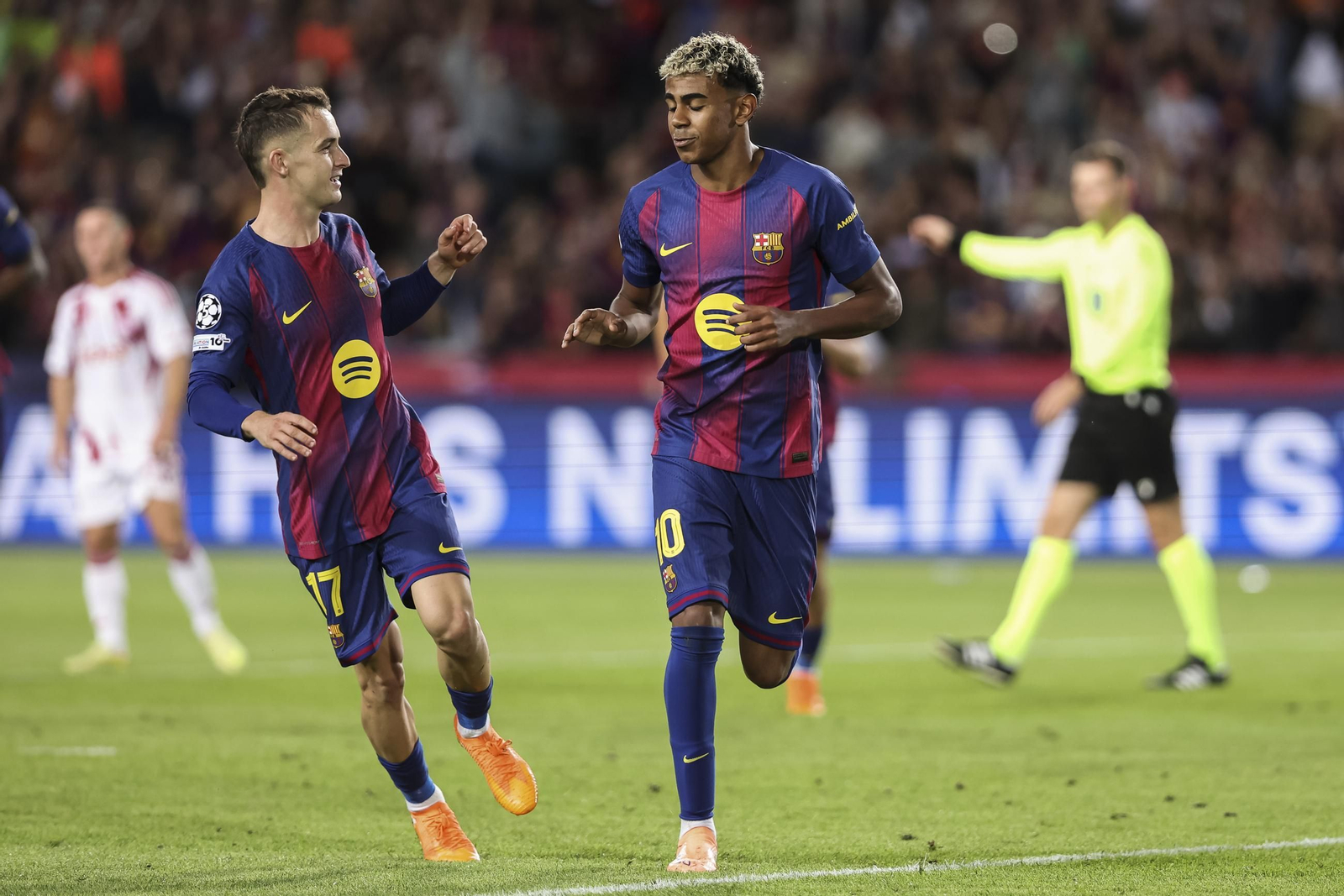 Las fotos del Barcelona-Olympiacos