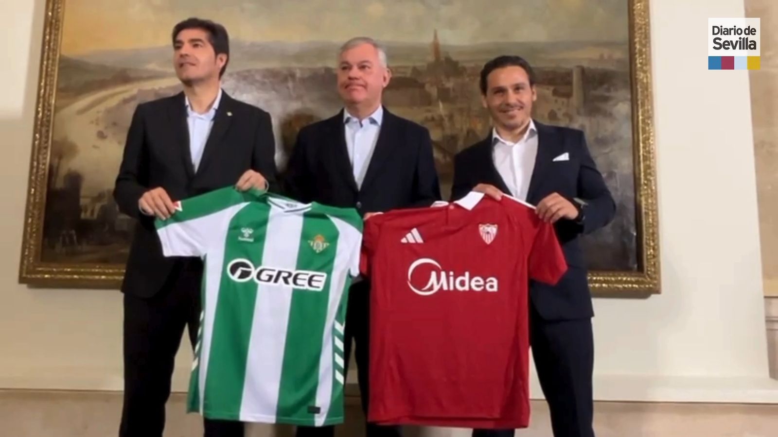 Los presidentes del Betis y el Sevilla escenifican un oportunísimo mensaje de concordia