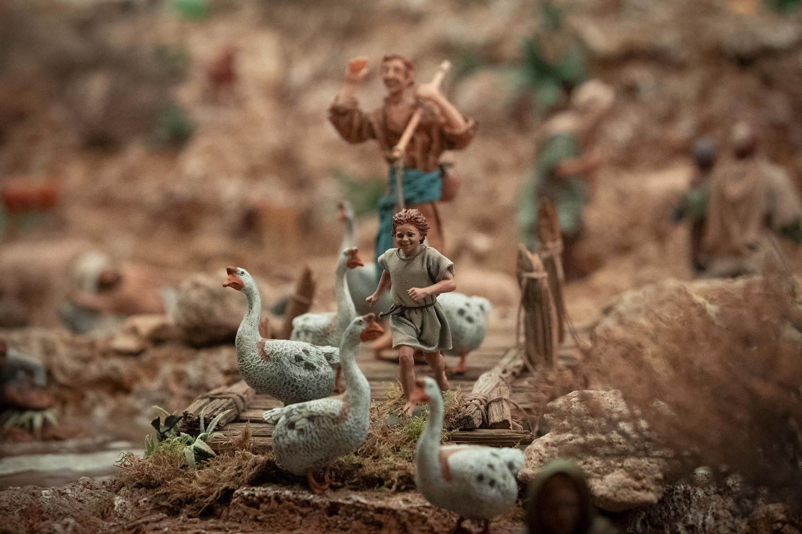 Todas las imágenes del tradicional y renovado Belén municipal de Granada