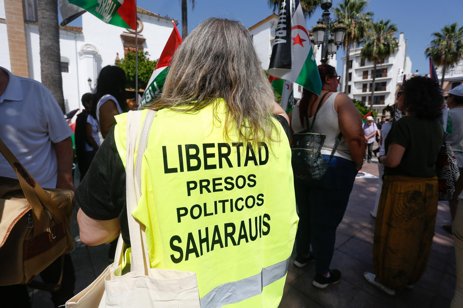 Las fotos de la concentración por los presos políticos saharauis en Algeciras