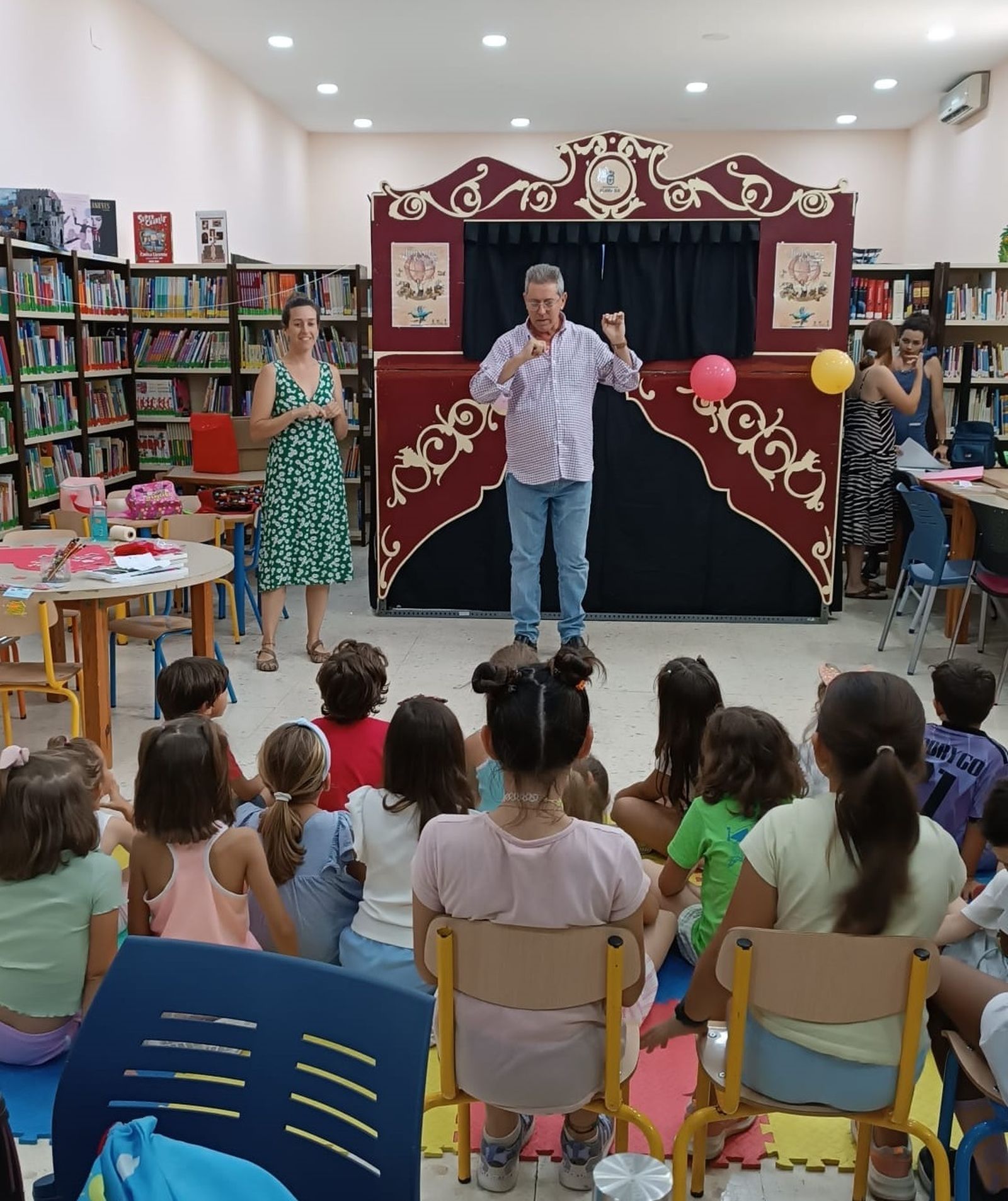 Un día en el taller de lectura infantil.