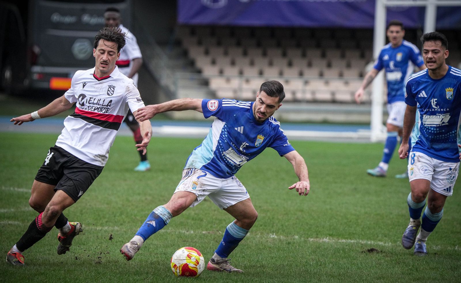 Imágenes del partido del Xerez CD - UD Melilla