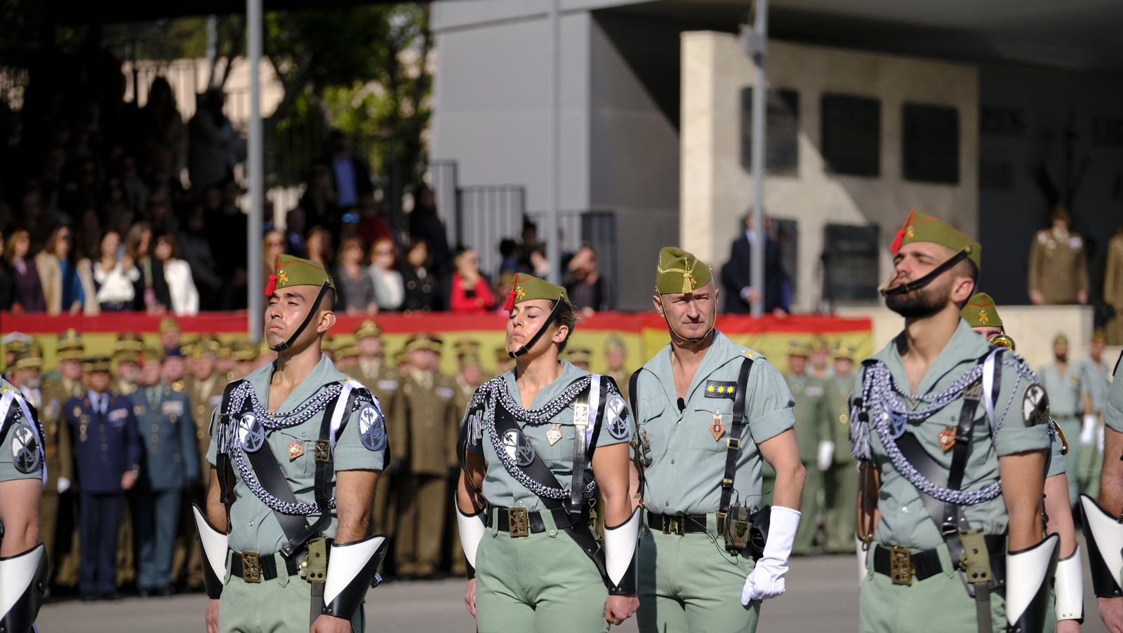 Conmemoración del Combate de Edchera en la Base Álvarez de Sotomayor de La Legión, en imágenes