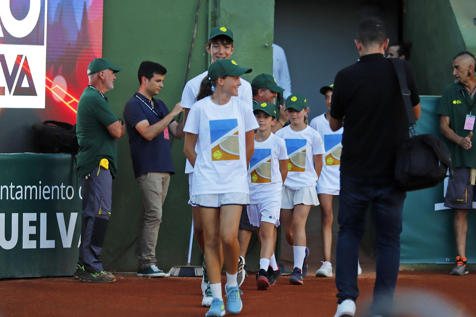 Imágenes del ambiente en la final femenina de la Copa del Rey de tenis de Huelva