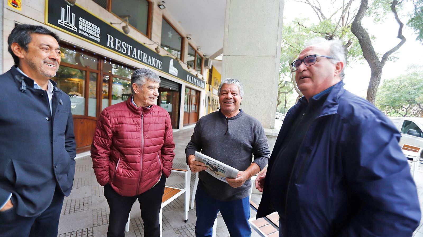 Arsenio Luzardo, Julio Peguero, Jesús Alzugaray y Emilio de la Riva.