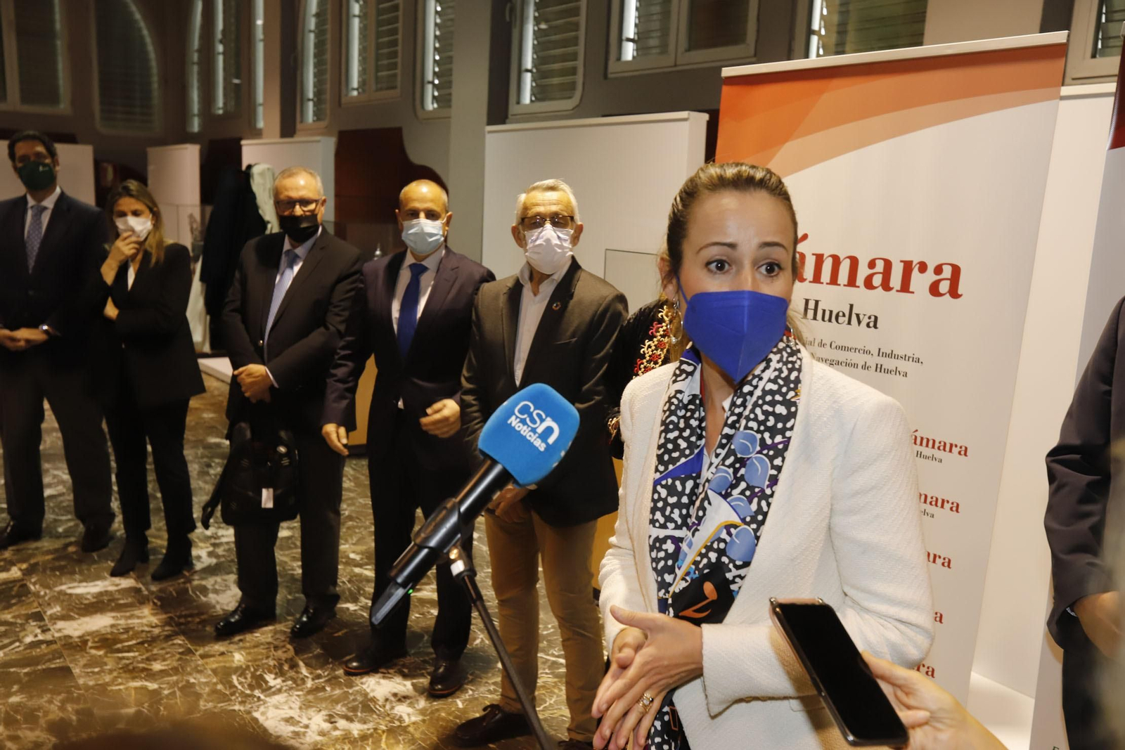 Imágenes de las jornadas del encuentro ‘Pasado, presente y futuro de la Minería Metálica en Huelva’,  en las cocheras del Puerto