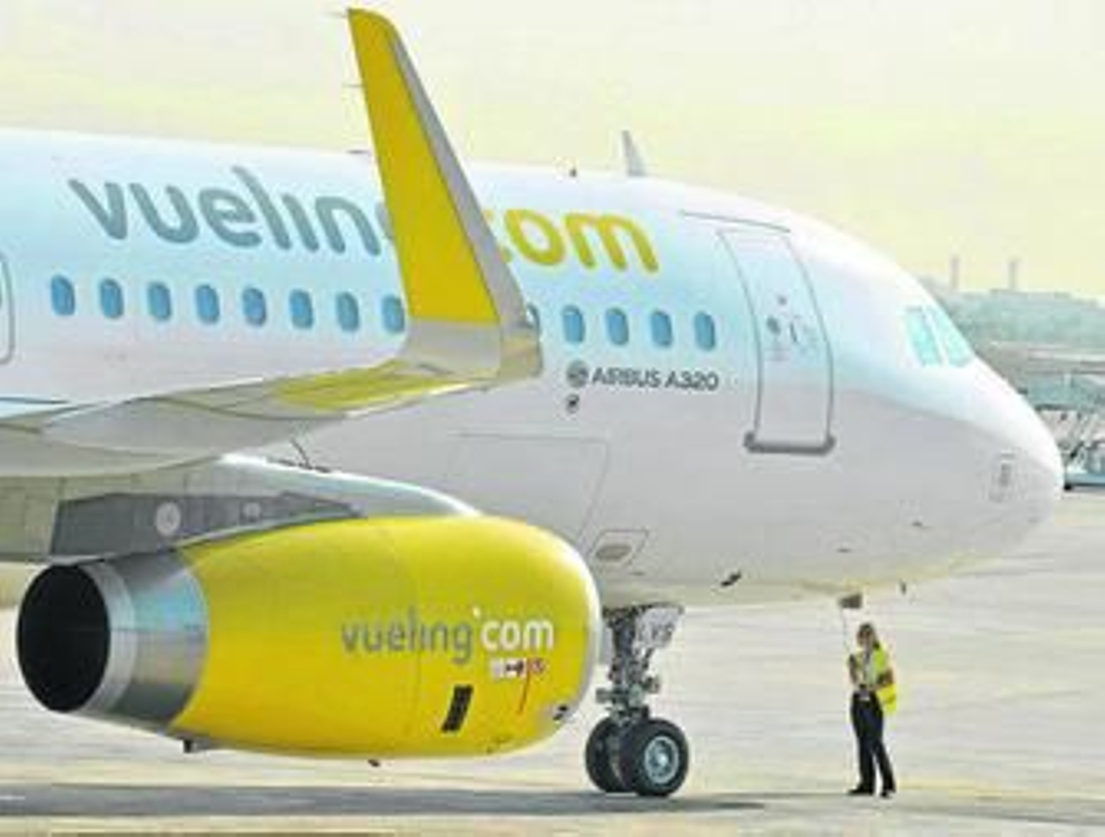 Un avión de la compañía Vueling, que posee ya una flota de más de cien aeronaves. Un avión de la compañía Vueling, que posee ya una flota de más de cien aeronaves.