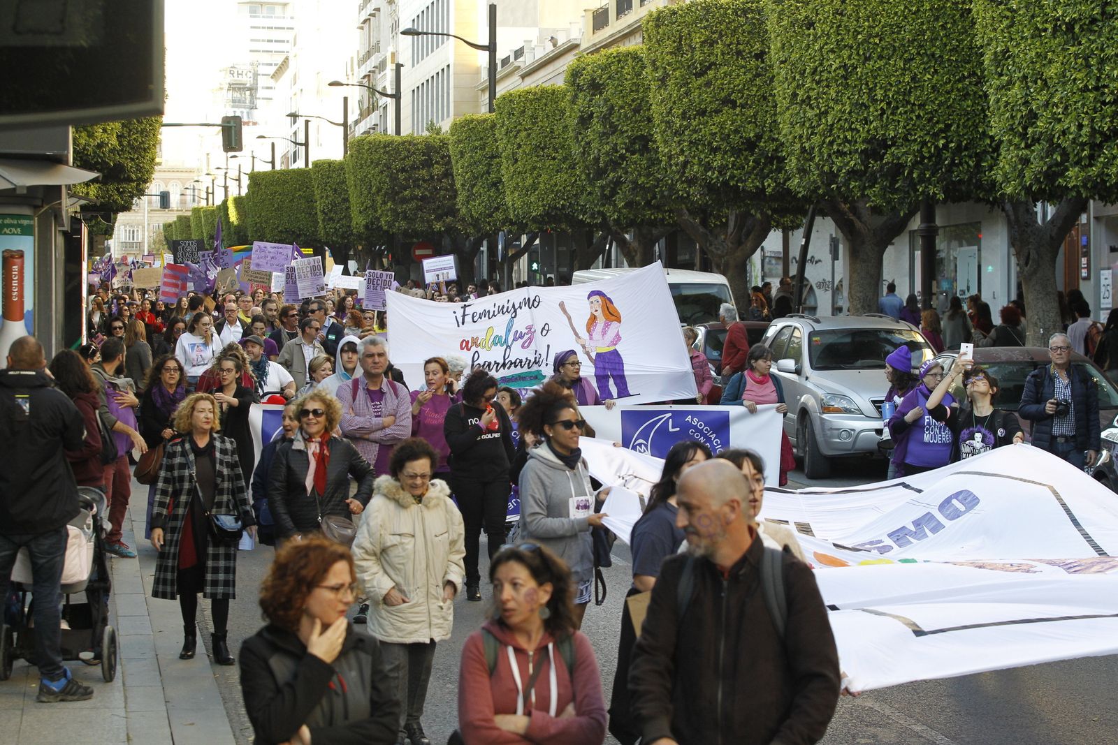 Fotogalería manifestación Día Internacional de la Mujer