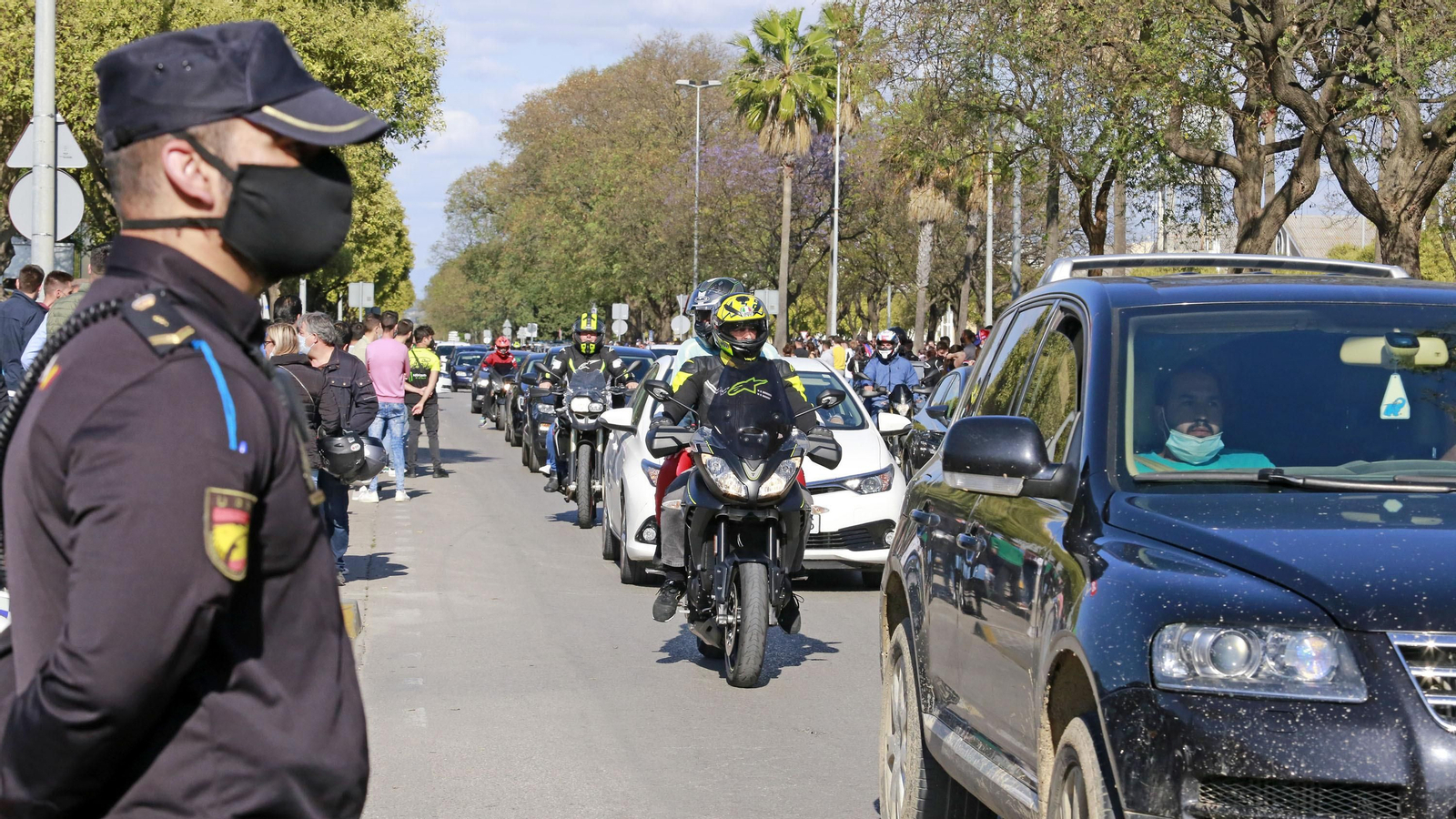 Imágenes del ambiente motero en Jerez