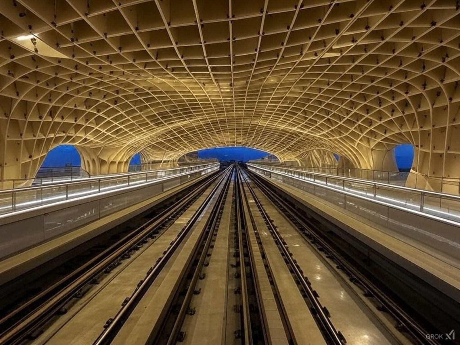 Así sería una estación de Metro inspirada en las Setas de la Encarnación