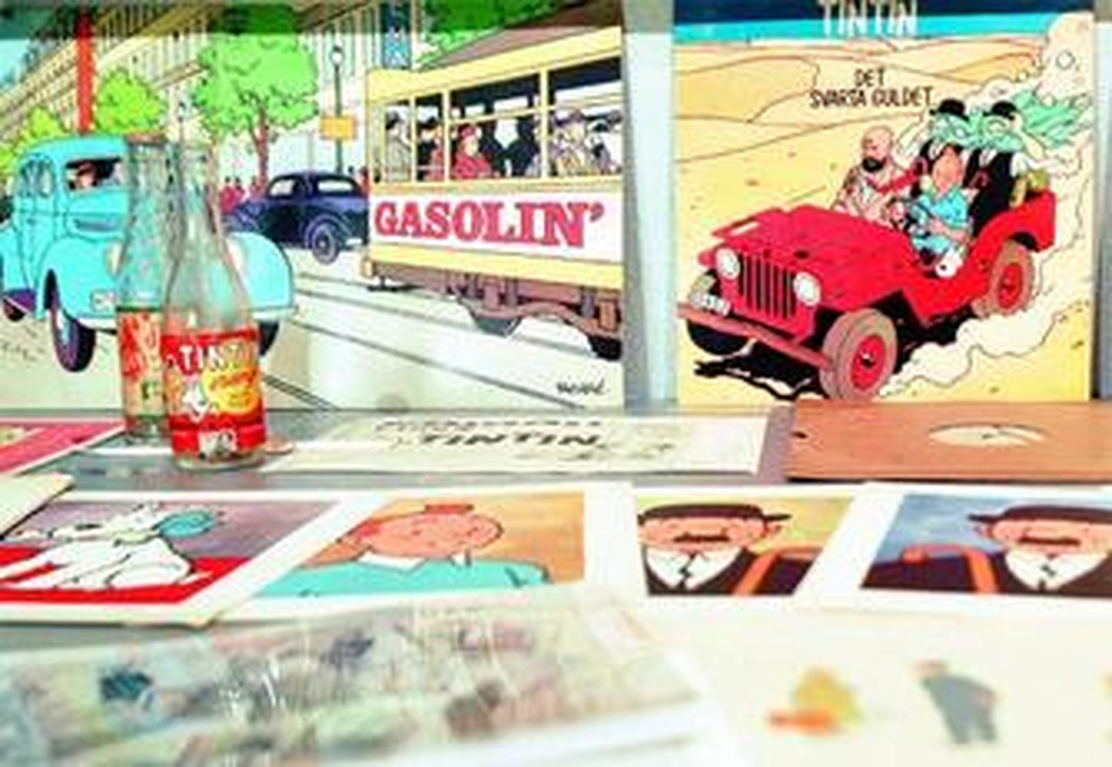 Algunas de las piezas que componen la exposición.