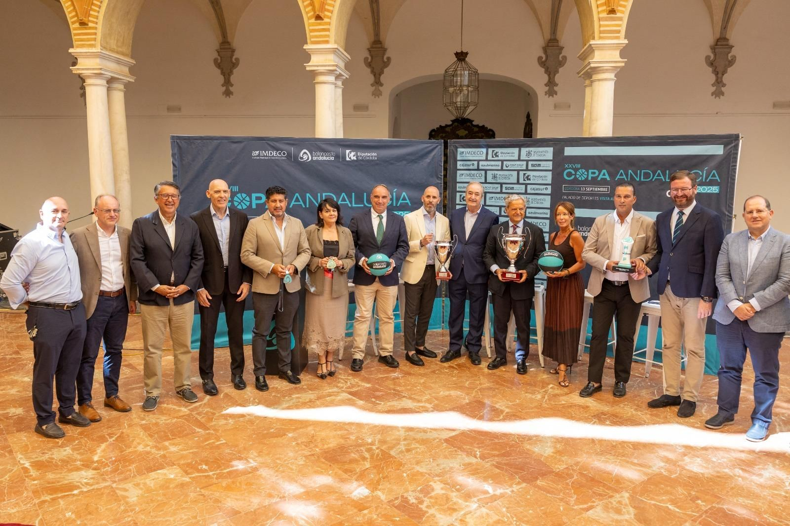 Momento de la presentación de la Copa Andalucía en Córdoba.