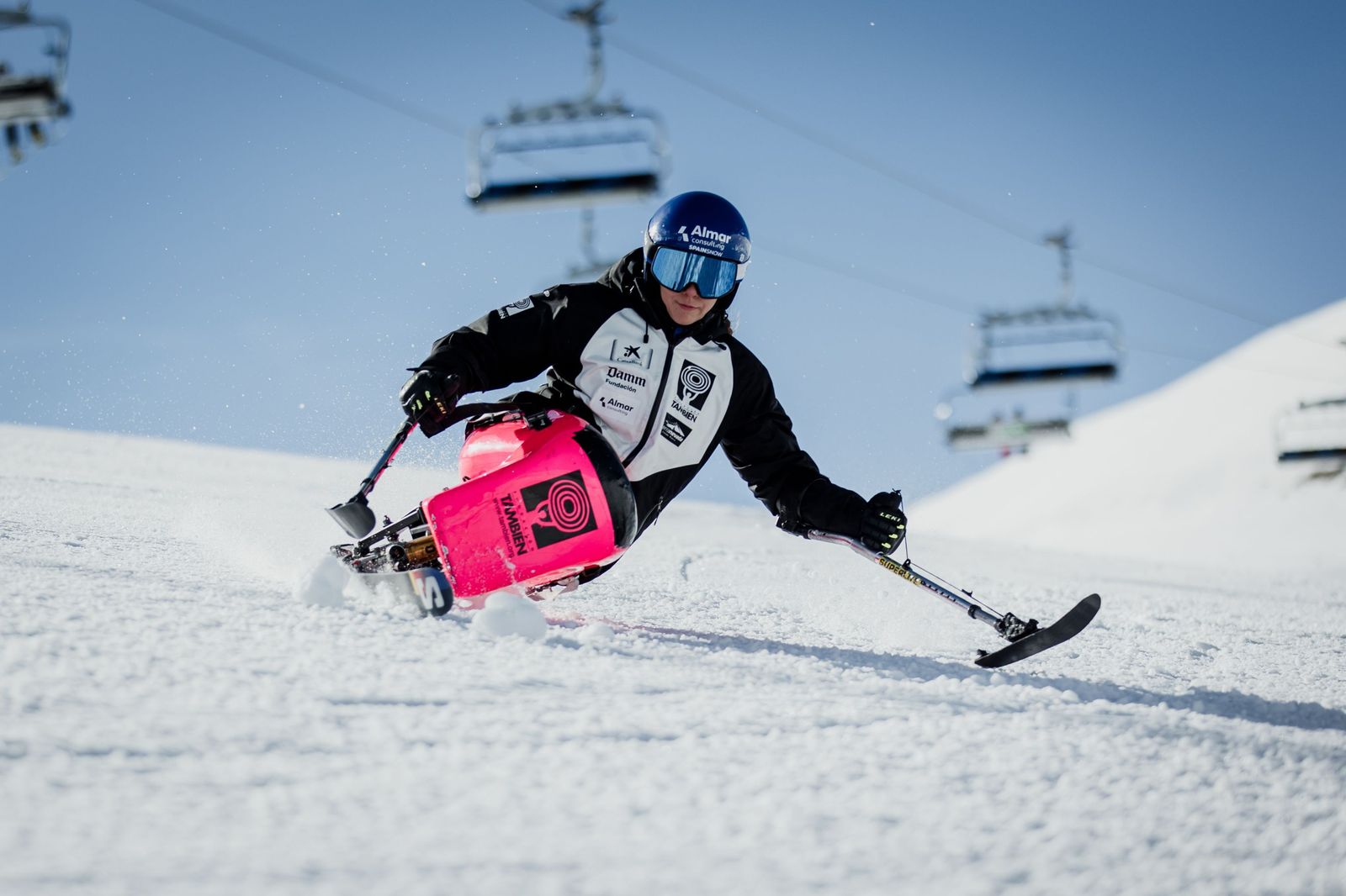 Audrey Pascual en plena competición.