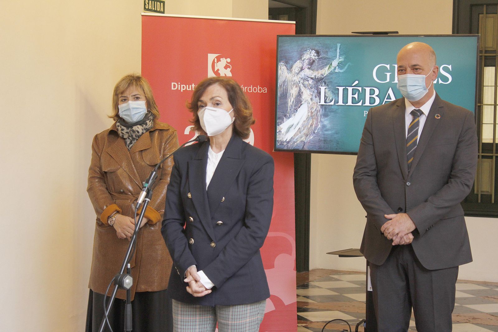 La vicepresidenta primera del Gobierno, Carmen Calvo.