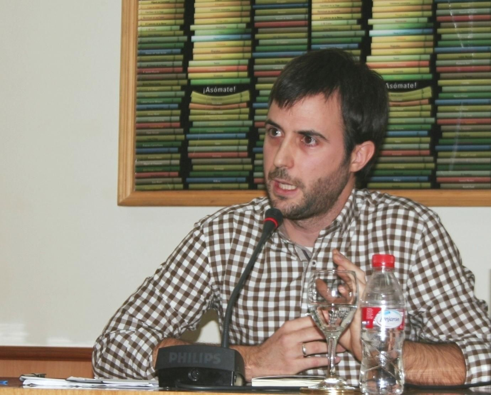 El investigador Jairo García Jaramillo, durante una conferencia.