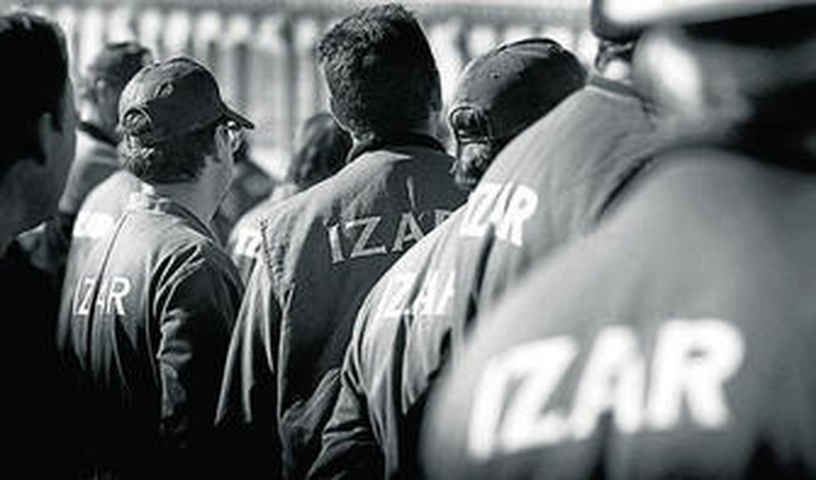 Imagen de archivo de trabajadores de la antigua Izar, en el astillero de Puerto Real.