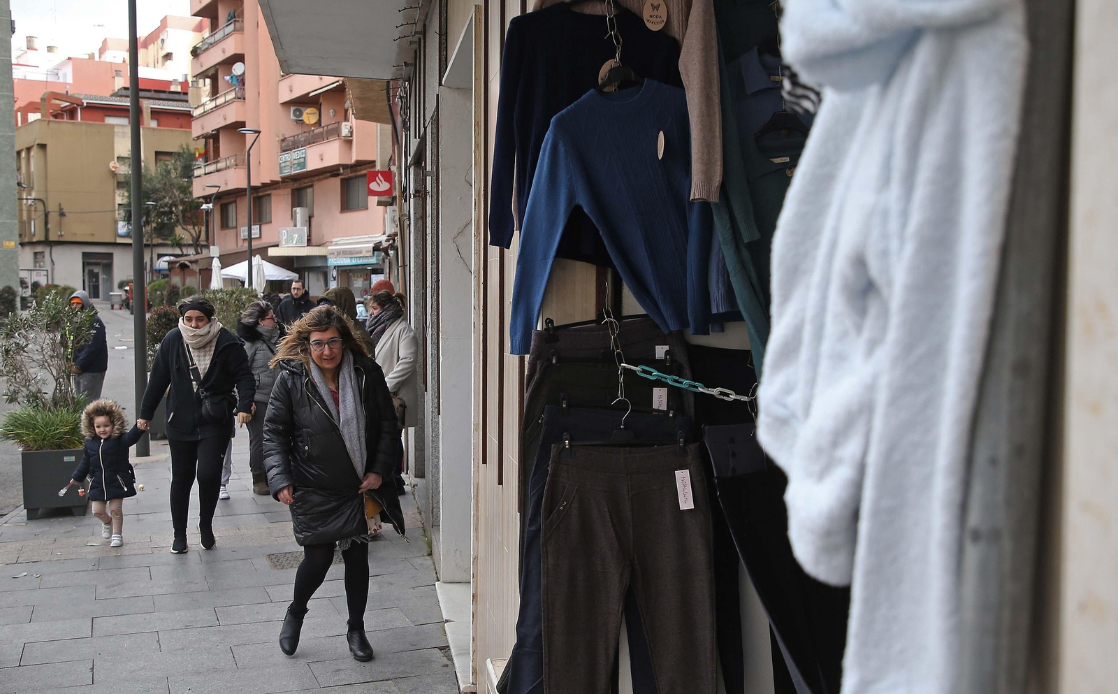 Fotos de los efectos del temporal de viento en Algeciras