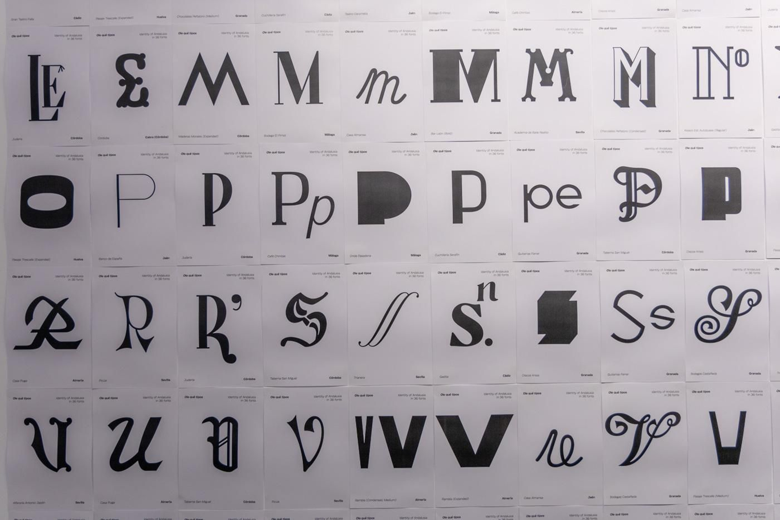 Todo lo que siempre quisiste saber sobre la tipografía andaluza en esta exposición de Carlos Campos que puedes ver en la Escuela de Arte José Nogué