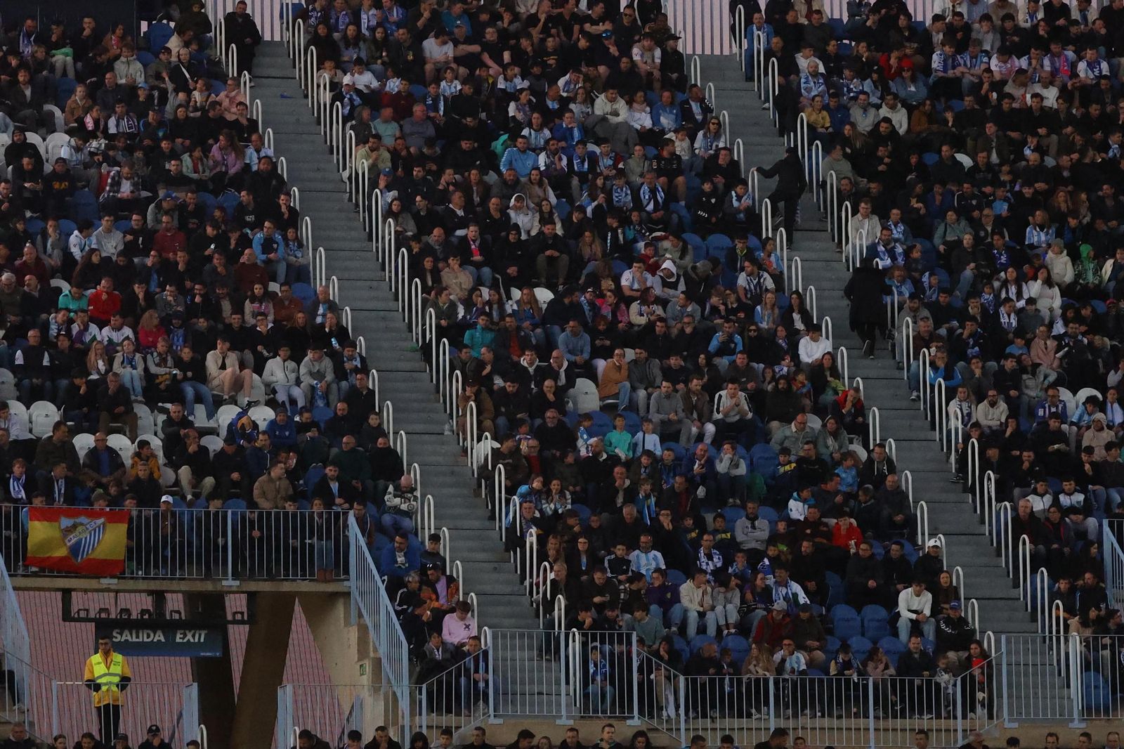 Búscate en las gradas de La Rosaleda en el Málaga-Levante