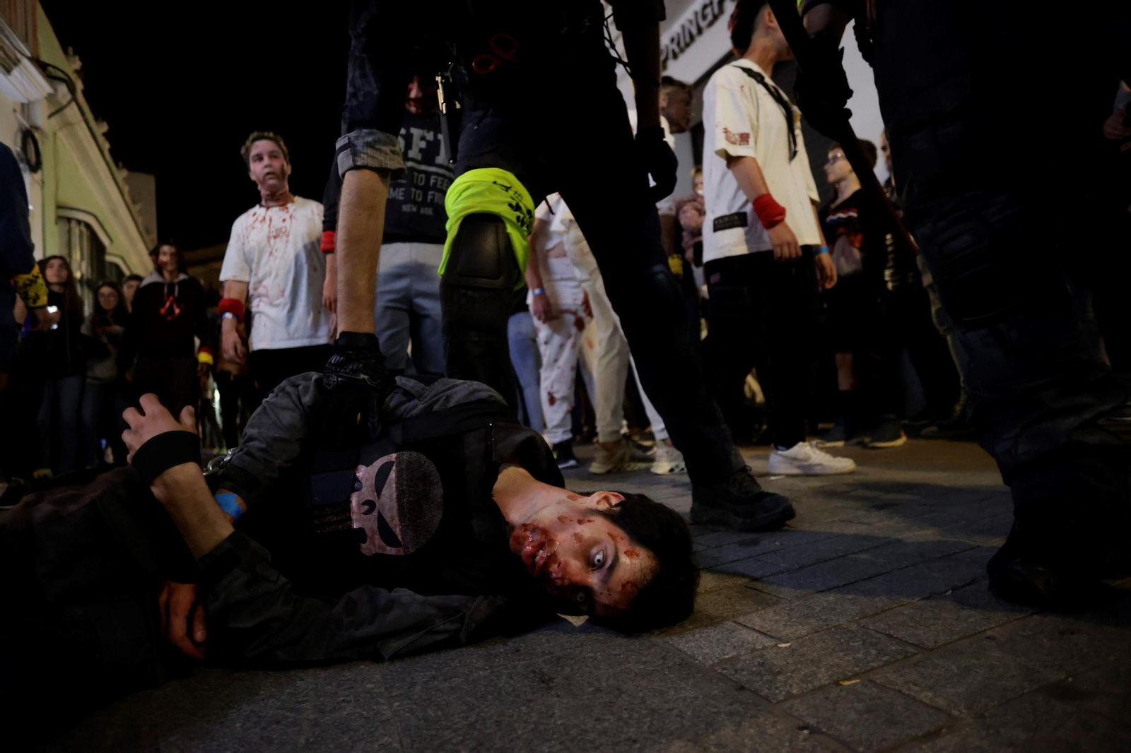 Imágenes: Los zombies toman las calles de Chiclana