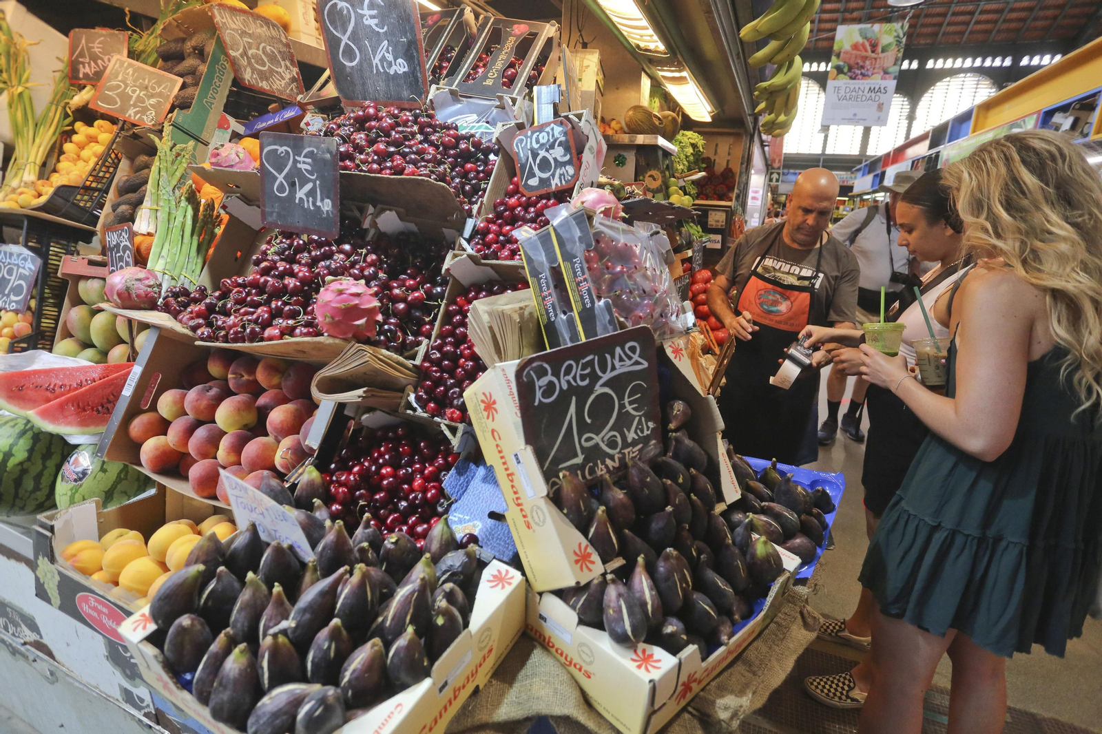 Mercado de abastos en una imagen de archivo