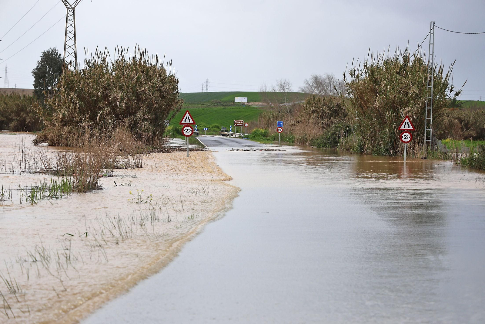 Inundaciones en La Ribera y otros puntos de la provincia este invierno.