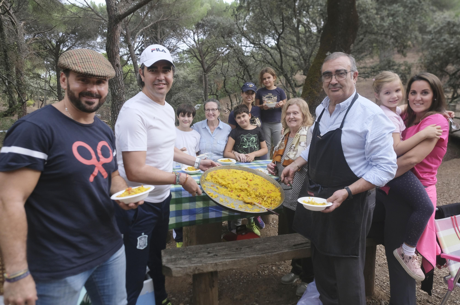 Los peroles por San Rafael en Los Villares, en imágenes