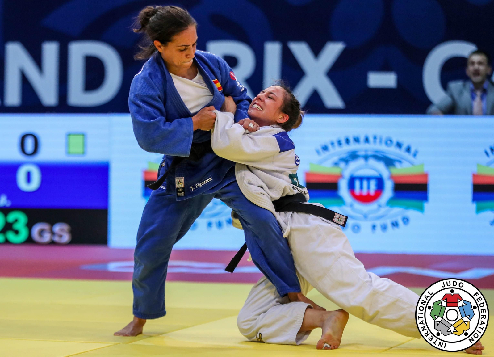 Julia Figueroa, en la competición.