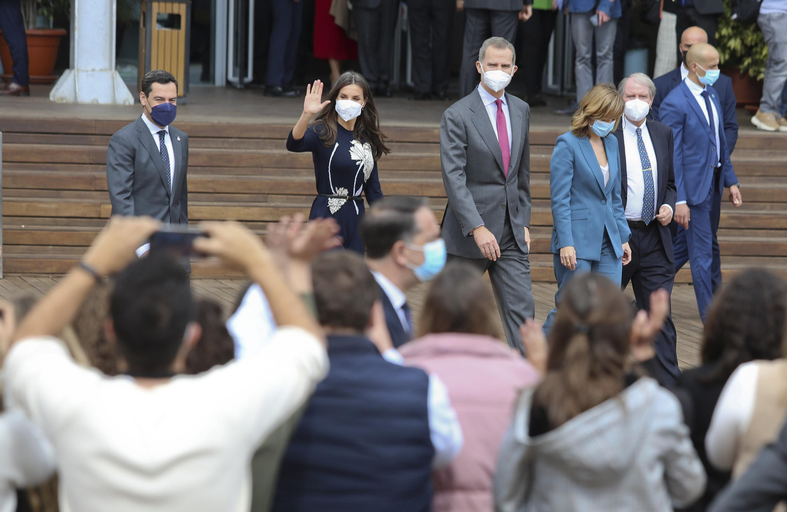 La visita de los Reyes a Málaga, en fotos