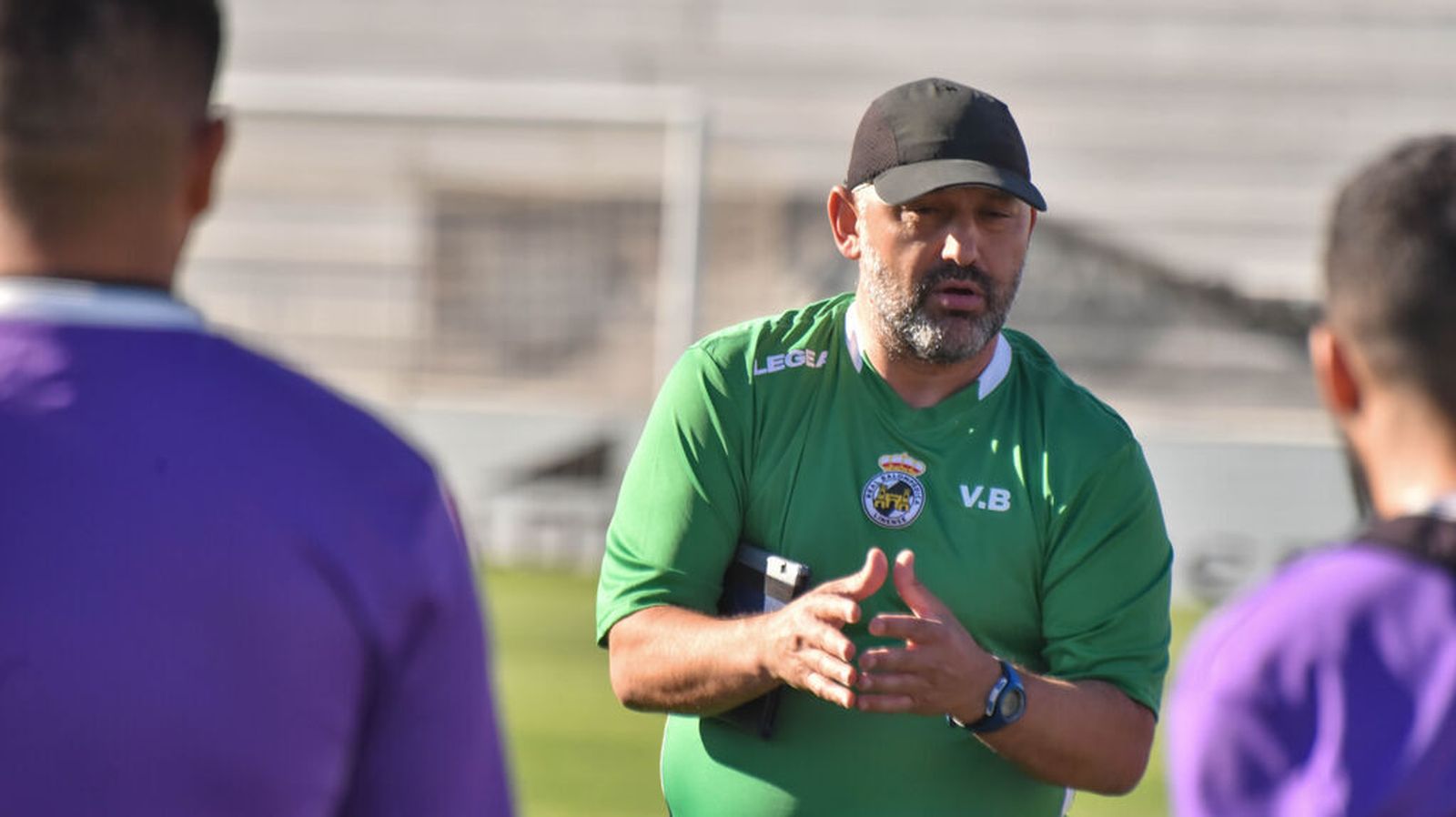 Víctor Basadre, entrenador de la Balona