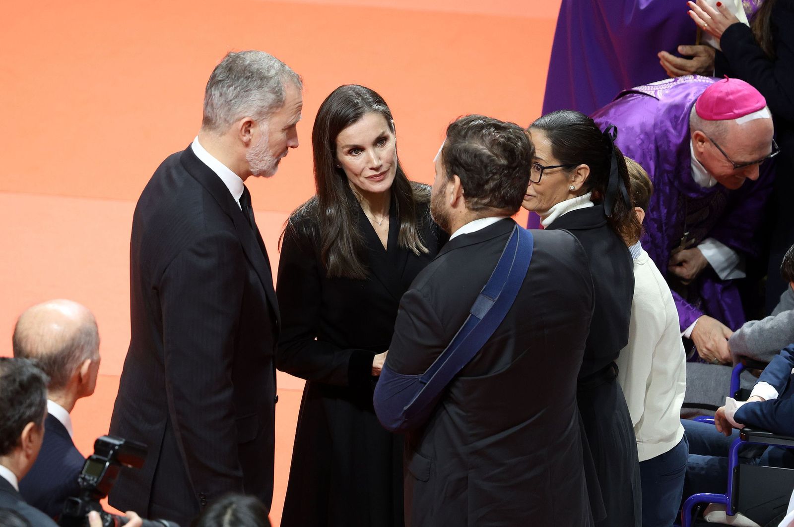 Fotografías de la misa funeral por las víctimas del accidente de tren en Adamuz