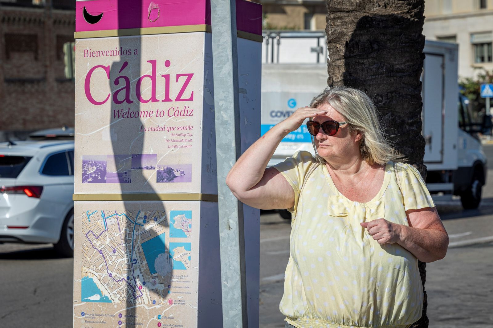 Imágenes de Cádiz con los turistas llegados a Cádiz a bordo de cinco cruceros