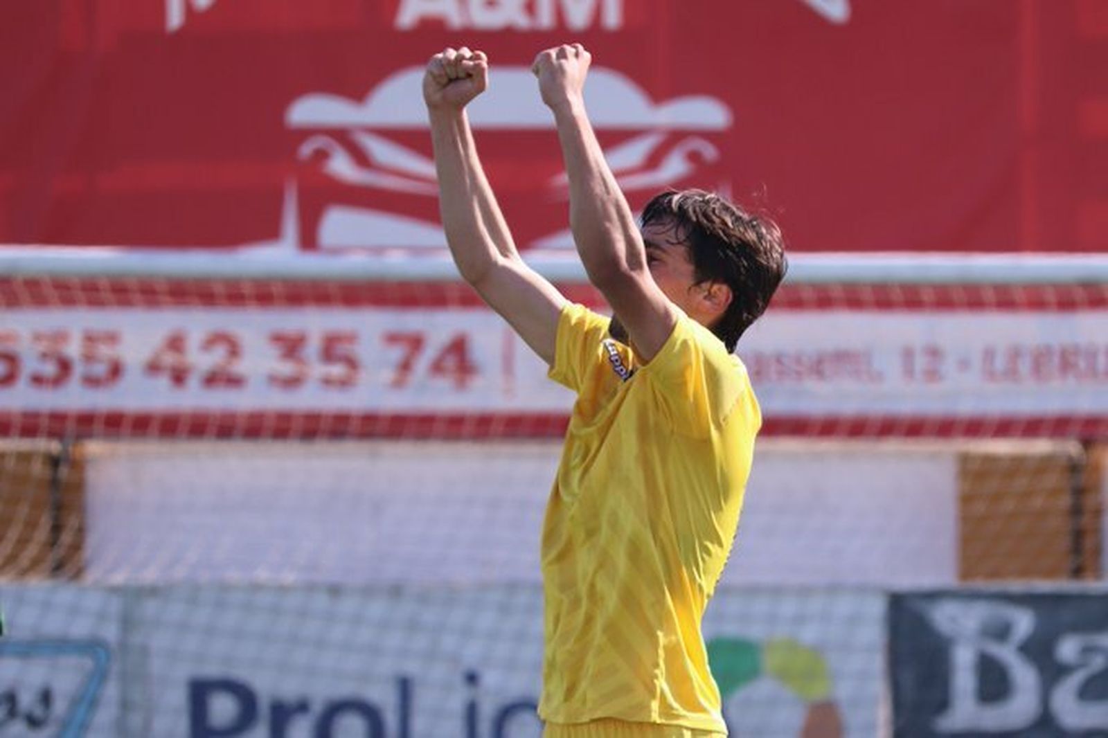 Rodri celebra uno de sus goles.