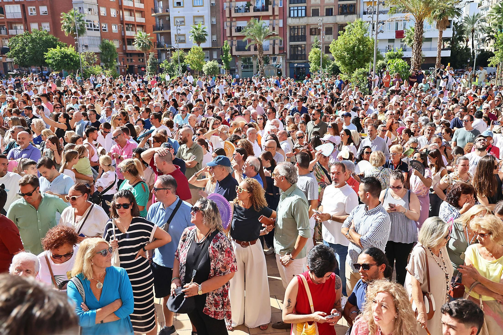 Imágenes de la bajada de la Virgen de la Cinta
