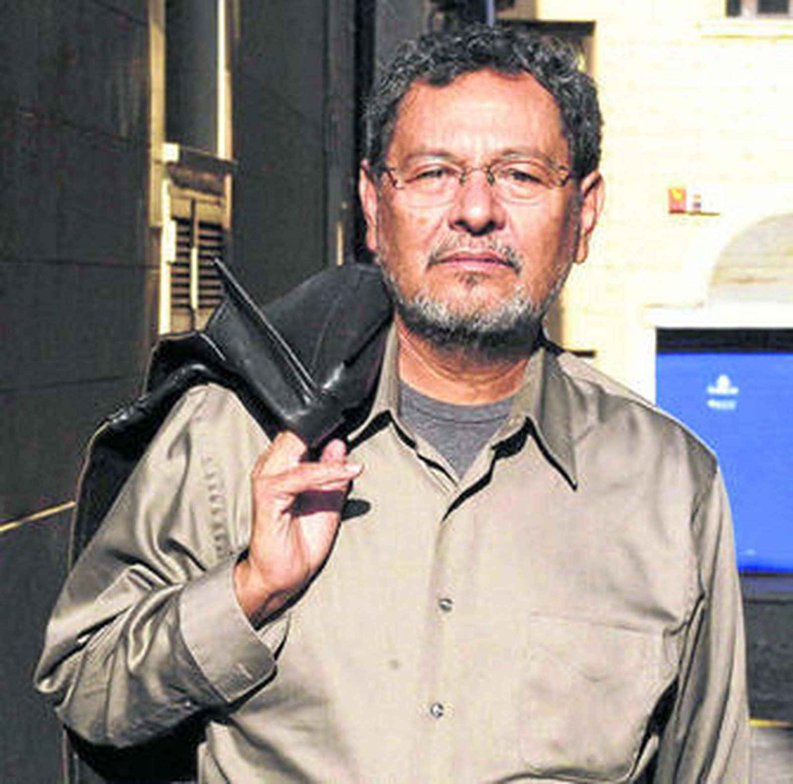 Elmer Mendoza, ayer, en Segovia.