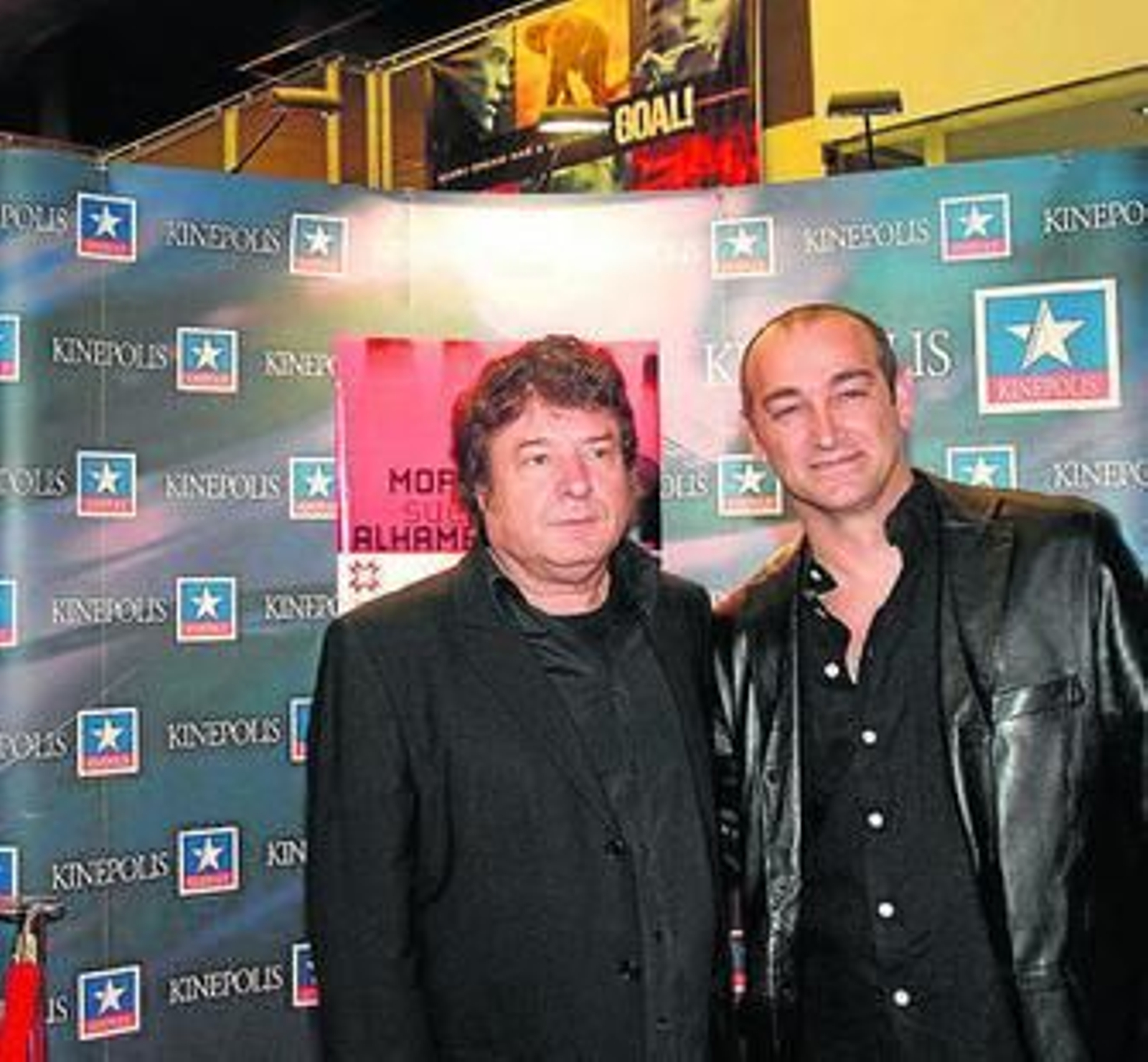Enrique Morente junto a José Sánchez-Montes.