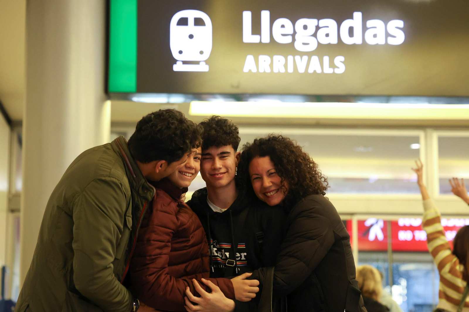 Reencuentros por Navidad en Málaga (fotos)