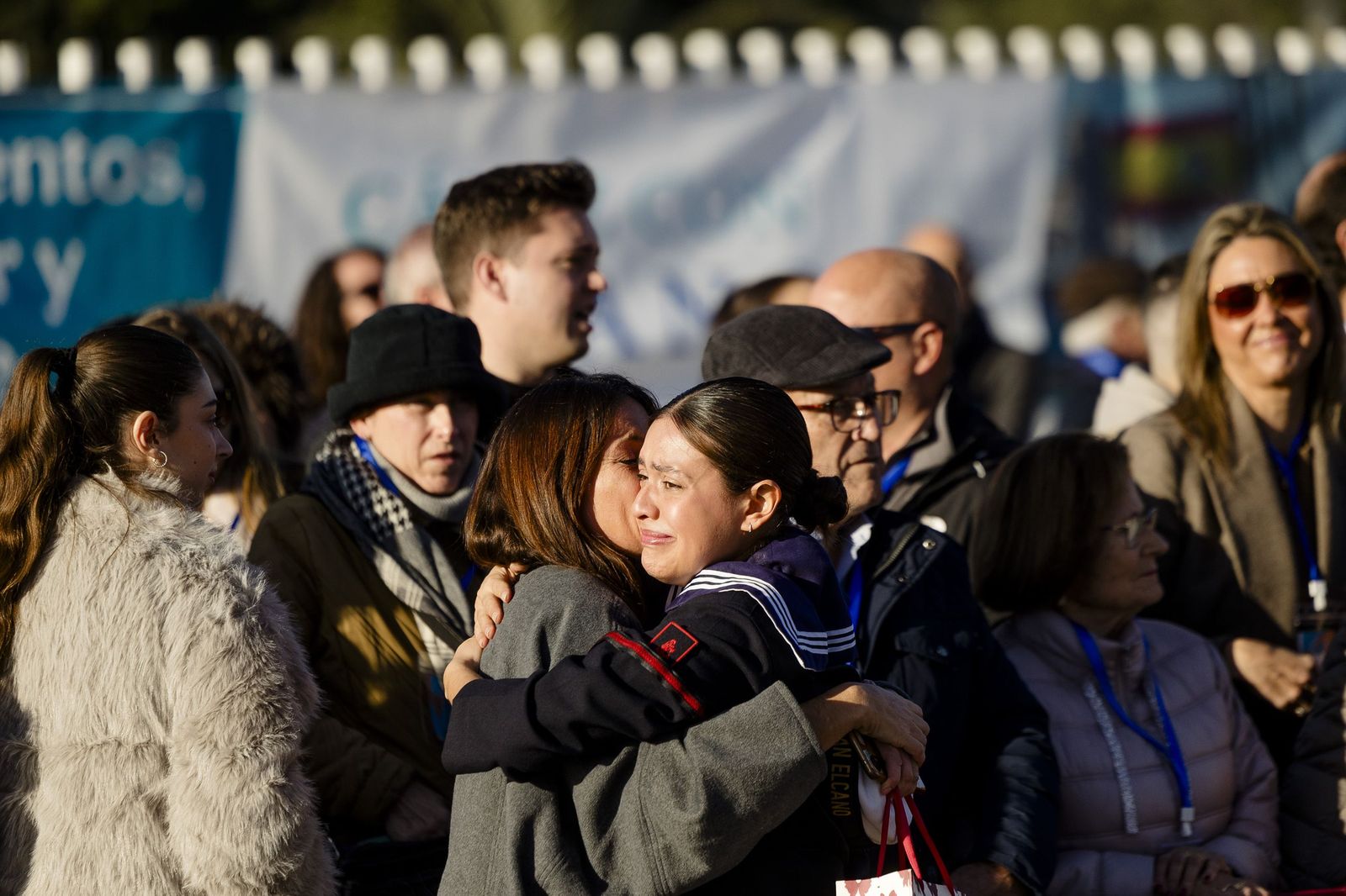 Las imágenes de la despedida del Juan Sebastián de Elcano