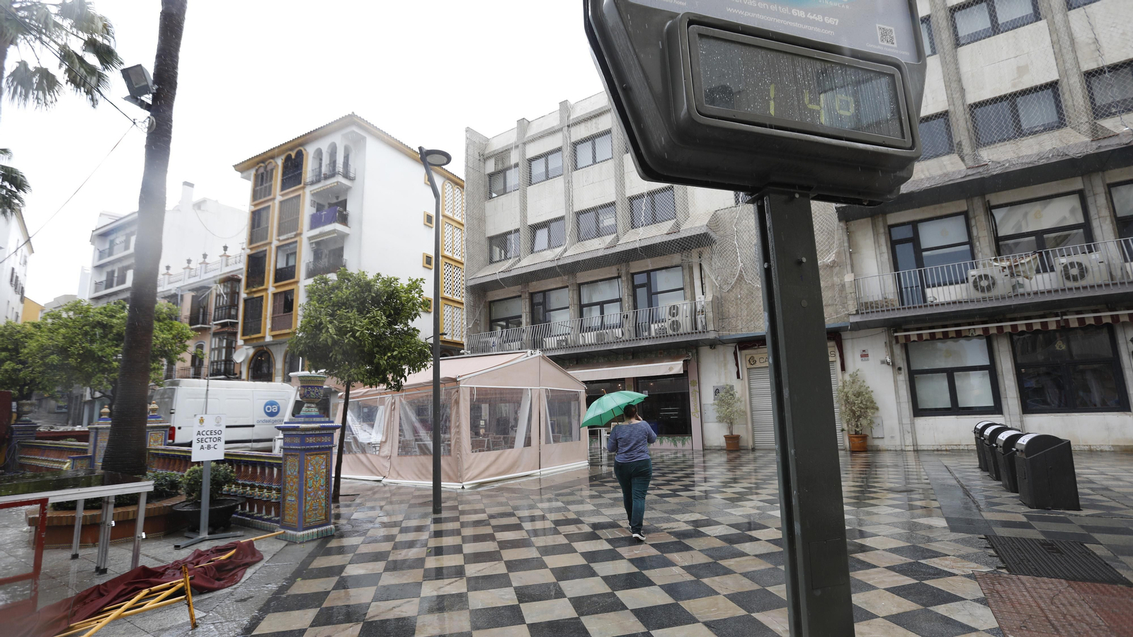 Fotos de la borrasca Nelson en el Campo de Gibraltar