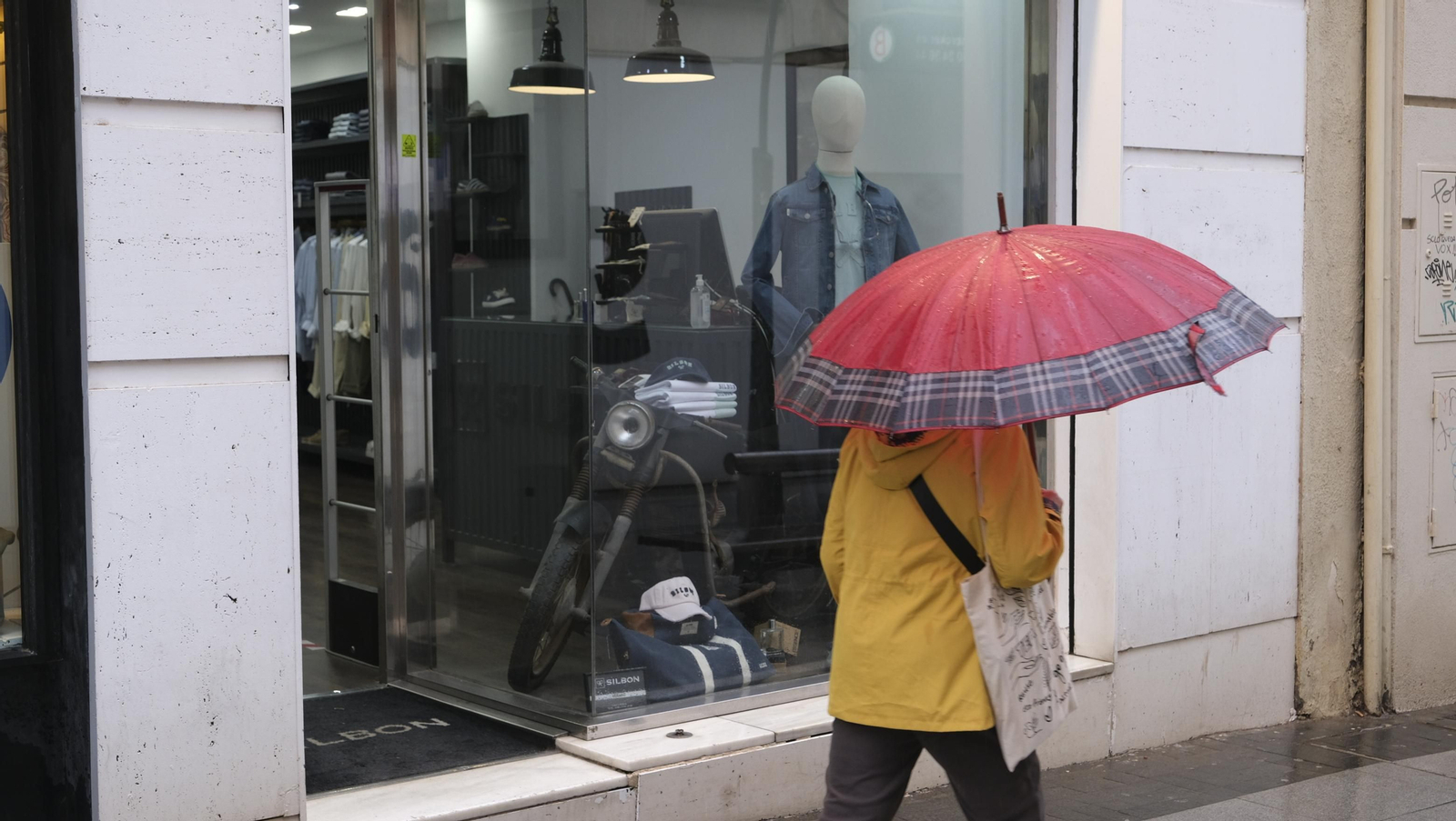 Imágenes de la lluvia en Almería.