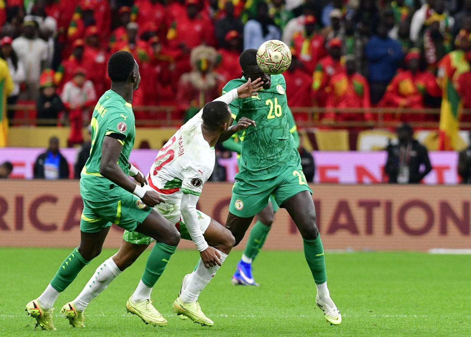 Las fotos de la final entre Marruecos y Senegal en la Copa África
