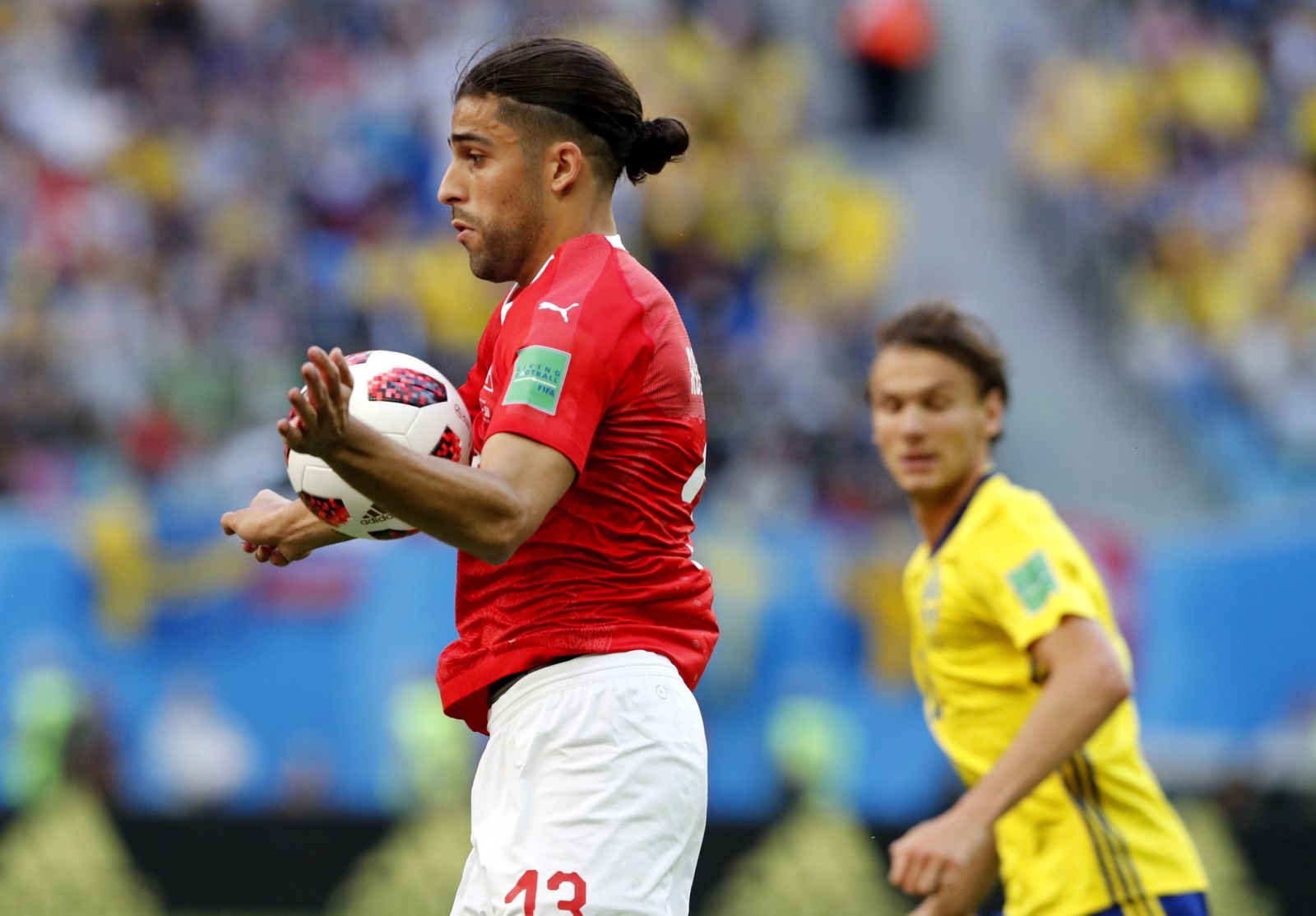 Las imágenes del Suecia-Suiza