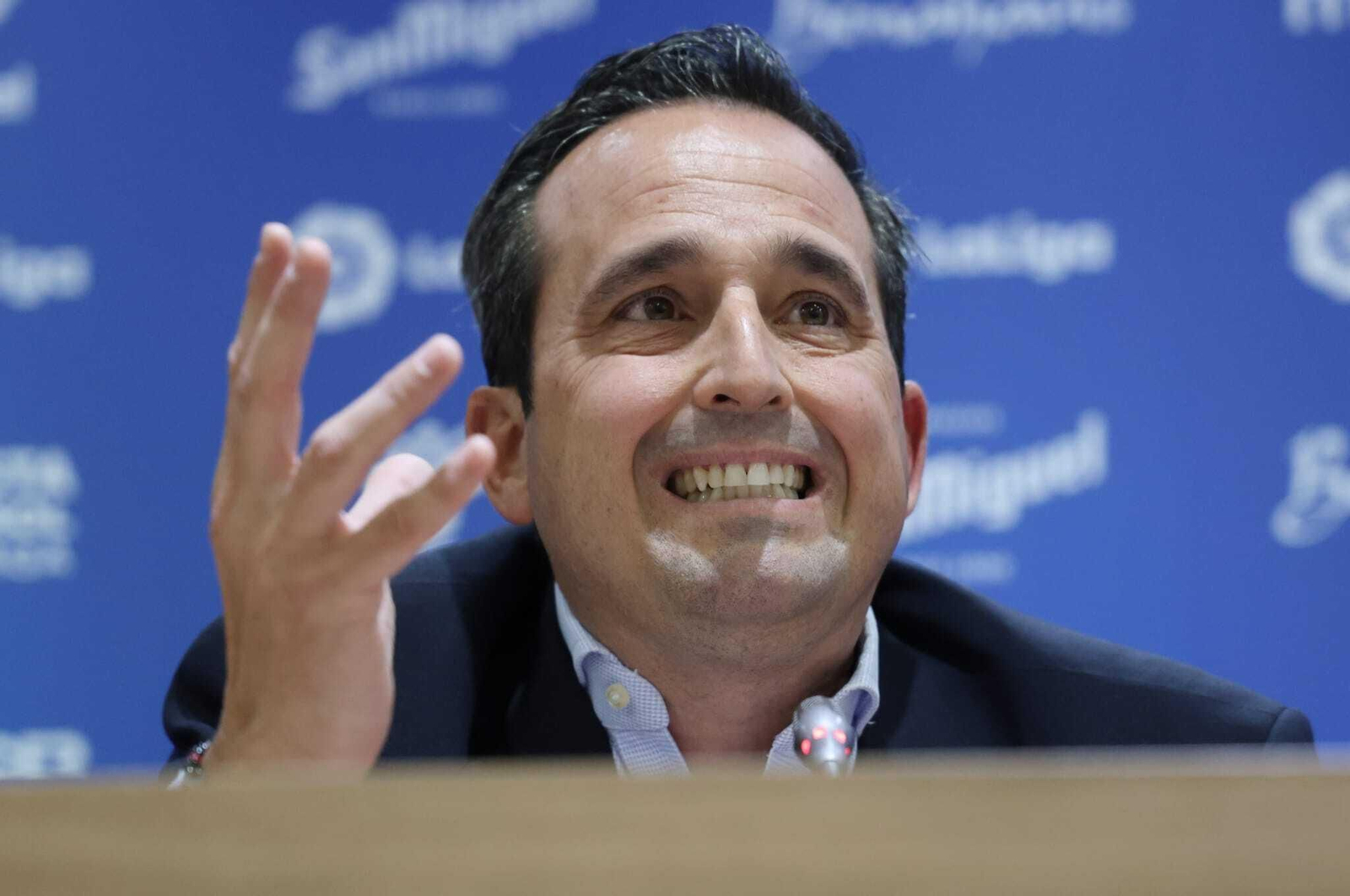 La rueda de prensa de José María Muñoz y Kike Pérez, en fotos