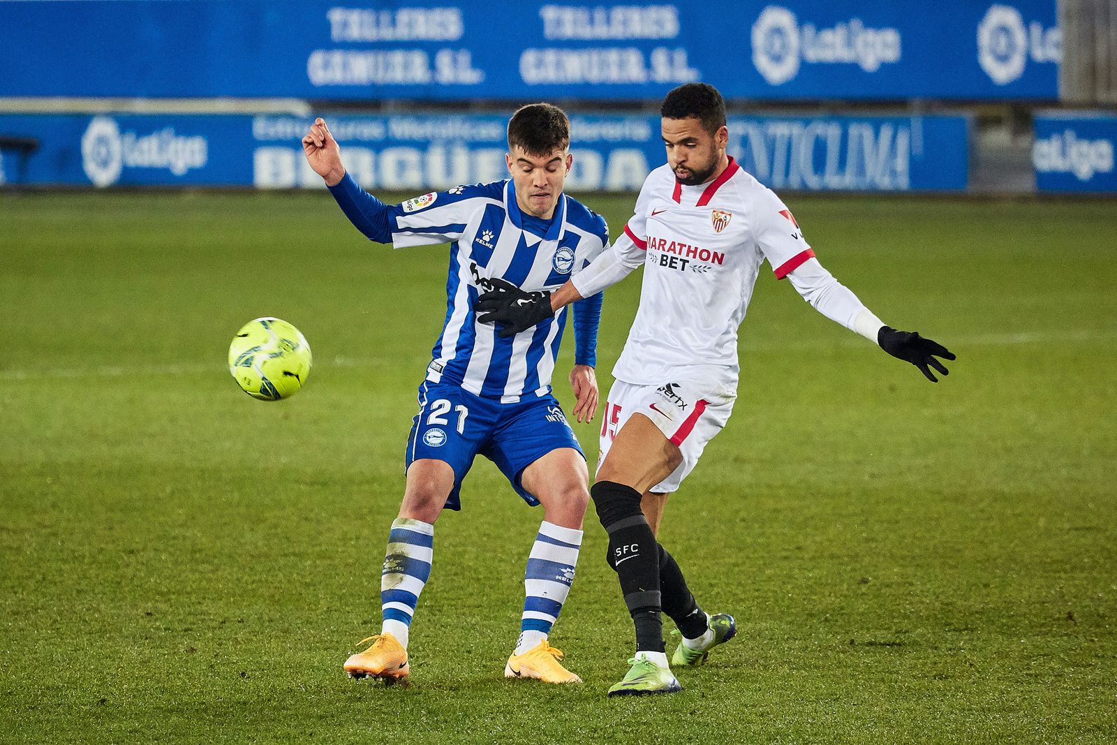 Las imágenes del Alavés-Sevilla