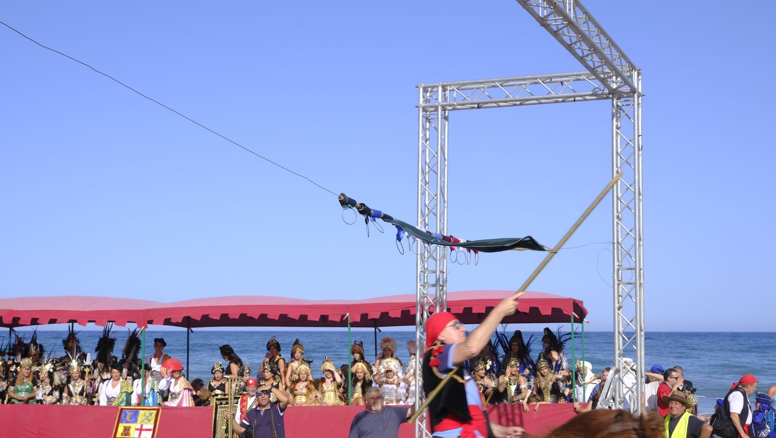 Imágenes del Torneo Medieval en la Playa del Lance. Moros y Cristianos de Mojácar