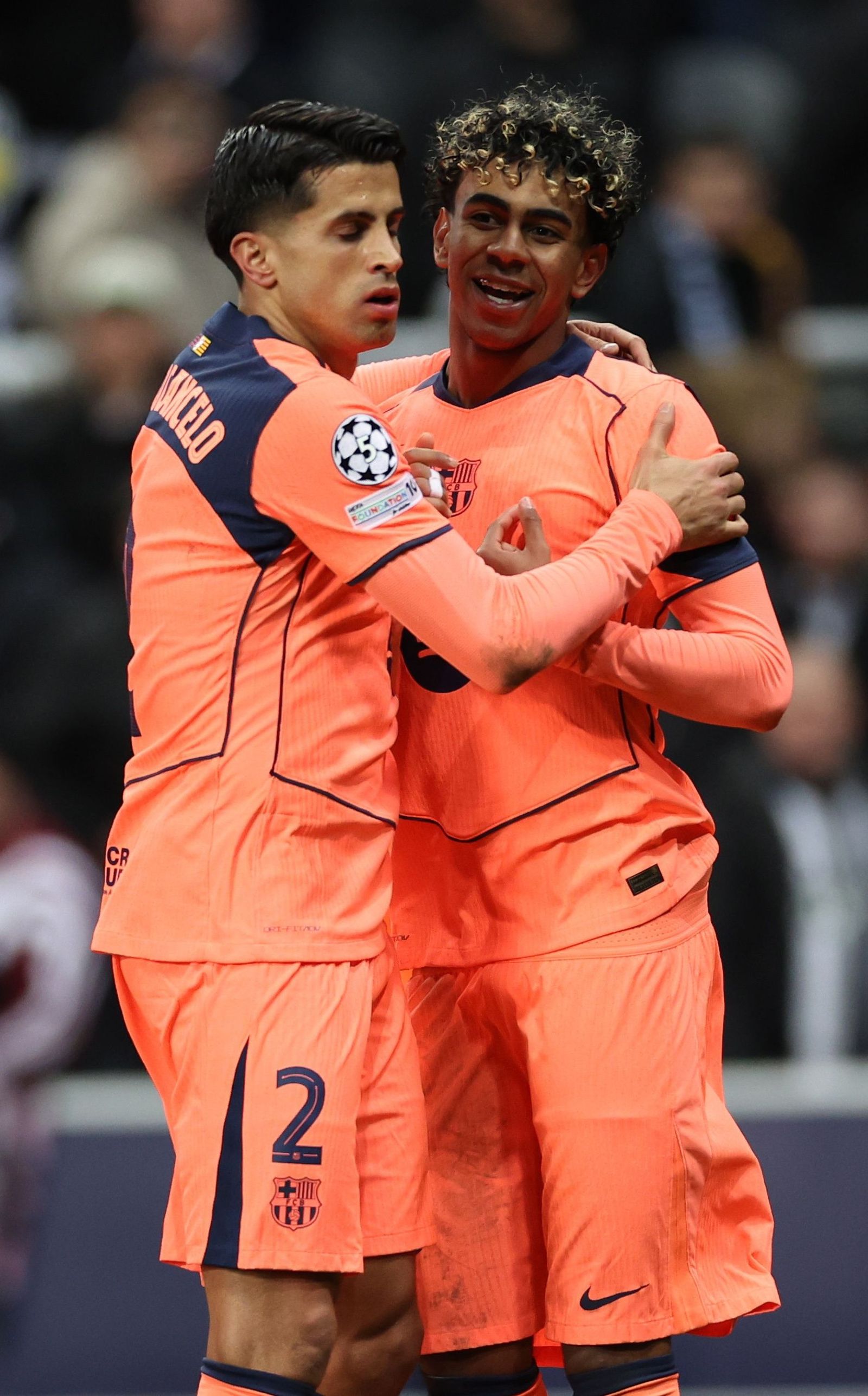 Las fotos del Newcastle-Barcelona