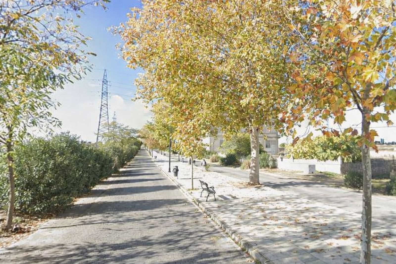 Una imagen del Paseo de Andalucía de Villanueva de Córdoba.