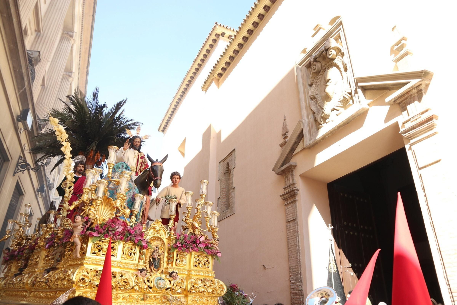 La Borriquita el pasado Domingo de Ramos en Huelva