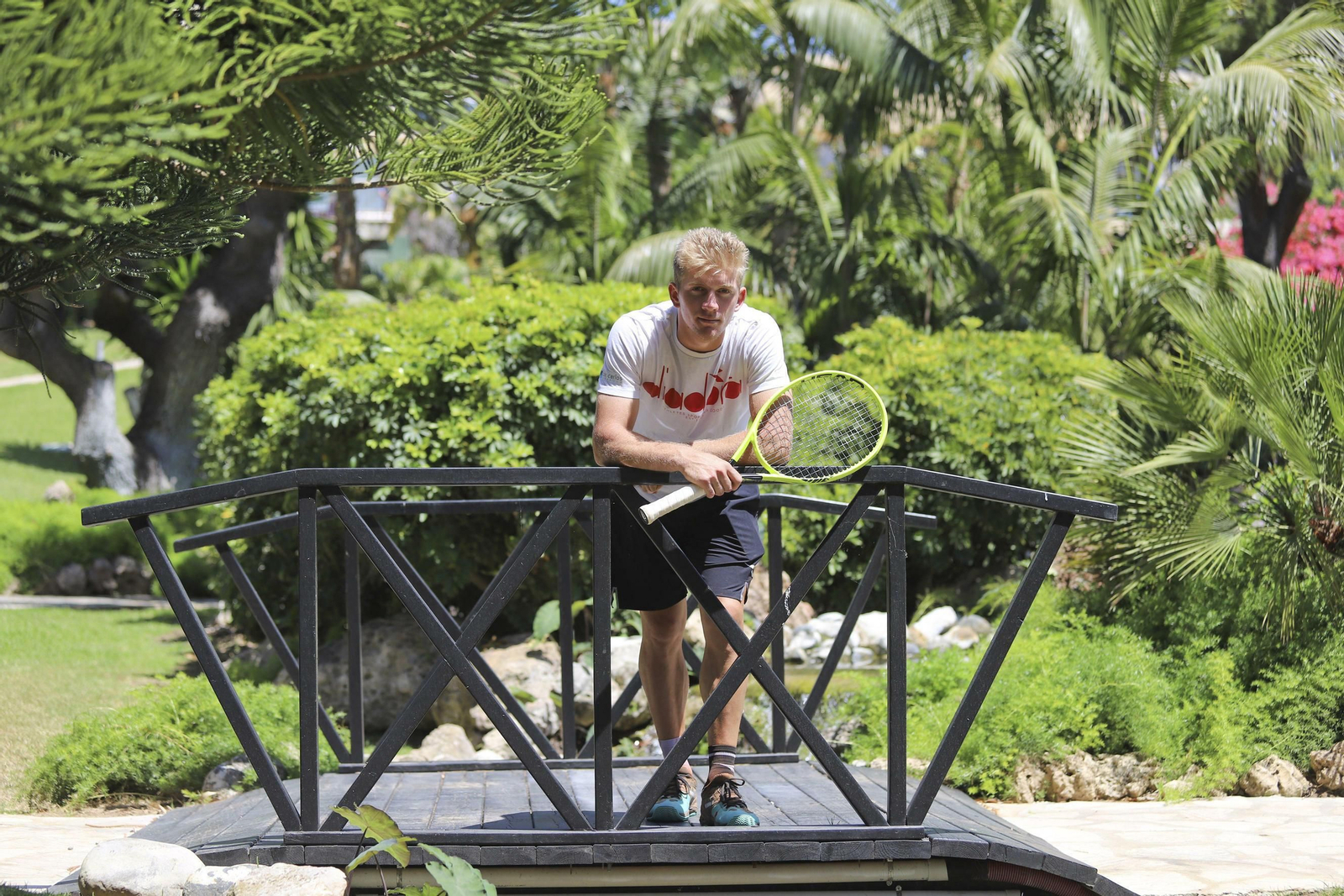 Las fotos de Alejandro Davidovich antes de acudir a Roland Garros