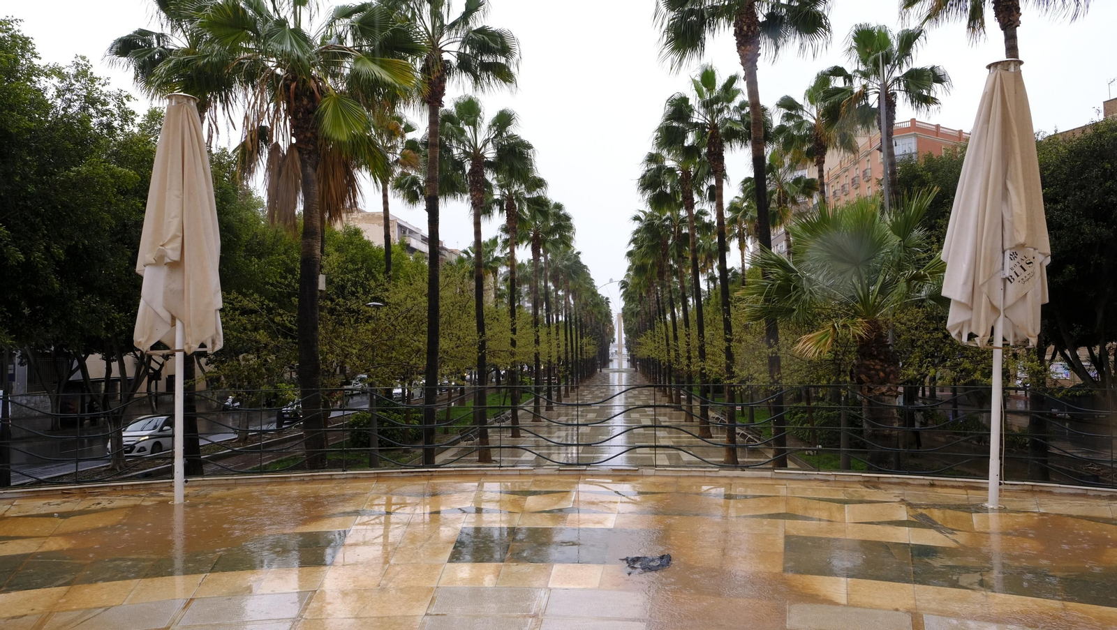 Fotogalería de la lluvia en Almería.